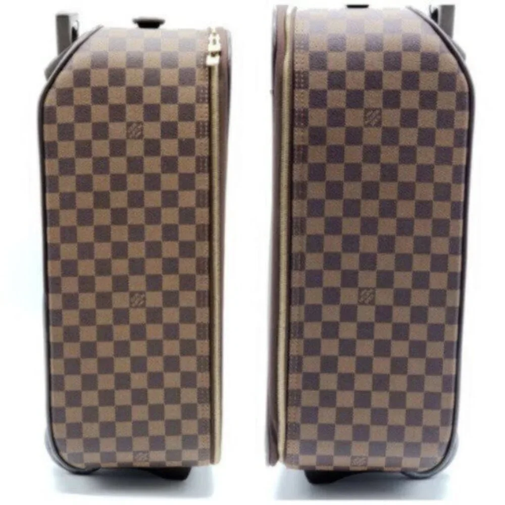 Authentic Louis Vuitton Pegase 45 Damier Ebene Rolling Suitcase Carry On